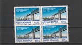 Cernavoda pod , bloc de 4 , Nr 1385, Romania .