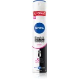 NIVEA Black &amp; White Invisible Clear spray anti-perspirant pentru femei 200 ml