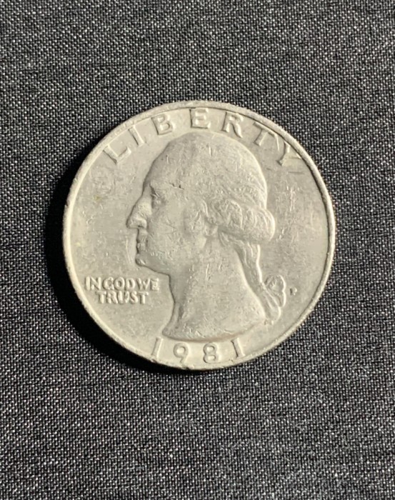 Moneda quarter dollar 1981 USA