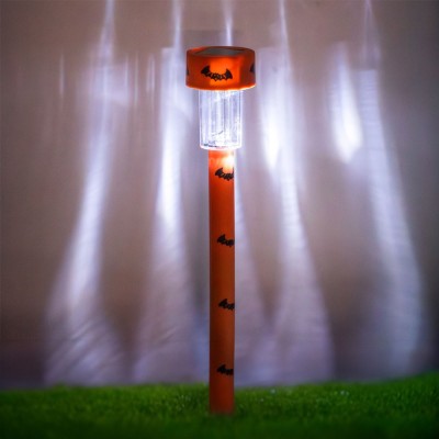 Felinar Solar Halloween, 2 Modele, Culoare Negru și Portocaliu, &amp;Icirc;nălțime 36cm, Plastic foto