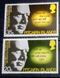 Pitcairn Island 1974 Sir Winston Churchill serie 2v neștampilat, Nestampilat