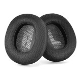Set 2 bureti Edman pentru casti JBL E65BT / E65BTNC / Duet NC / Live 650BTNC / Live 660BTNC / 650 / 750NC / V710, Plasa, Negru