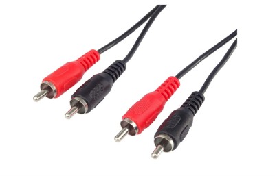 Cablu audio PremiumCord, 2 x RCA tata la 2 x RCA tata, 2m - RESIGILAT foto