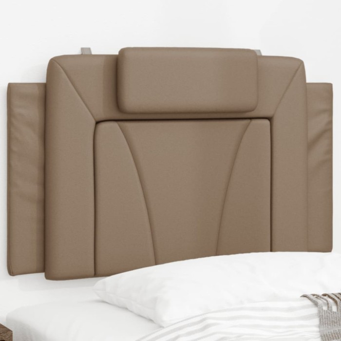 Gossi perna pentru tablie pat, cappuccino, 80 cm, piele artificiala