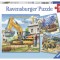 Puzzle Vehicule De Constructie, 3X49 Piese