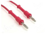Cablu de măsurare 70VDC 33VAC 20A cu soclu axial 4mm roșu