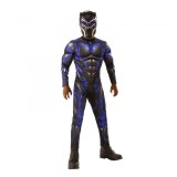 Cumpara ieftin Costum cu muschi Black Panther pentru baiat - AVG4 BATTLE SUIT 128-140 cm 8-10 ani, Marvel