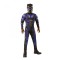 Costum cu muschi Black Panther pentru baiat - AVG4 BATTLE SUIT 128-140 cm 8-10 ani