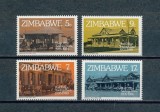 Zimbabwe 1980 - Clădiri de Posta, arhitectura, serie neuzata