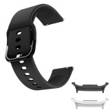 Curea din silicon compatibila cu Samsung Galaxy Watch8 Classic 46mm, Black Coal