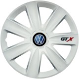 Cumpara ieftin Set 4 Capace Roti GTX Alb R15, Compatibil Cu Volkswagen, Autohelix MSA