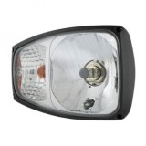 Far Stanga Universal Wesem RGV1.49040 H4, Semnalizare &amp; Pozitie, 225x150mm, JCB, Plug Zapada, Tractor, Omologat E20