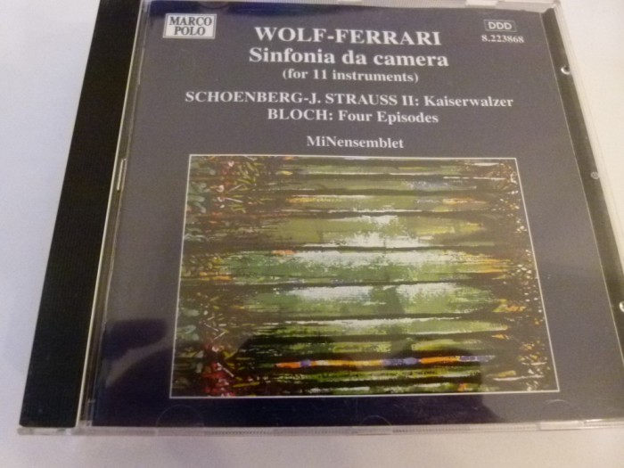 Simfonia da camera- Wolf-Ferrari, cd