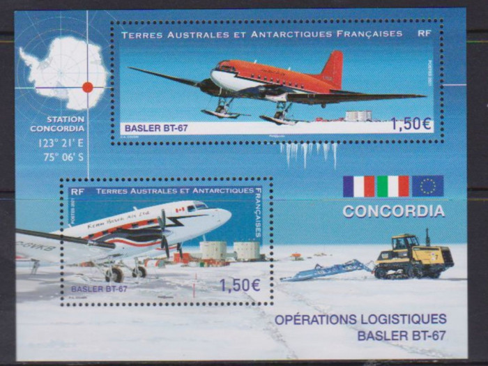 TERITORIILE FRANCEZE DIN ANTARCTICA TAAF 2021 AVIATIE AVIOANE