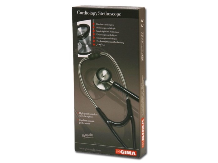Stetoscop cardiologic GIMA – negru (32552) Stetoscop cardiologic GIMA – negru (32552)