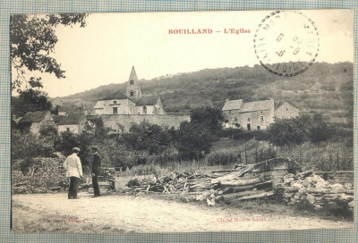 AD 84 C. P. VECHE- BOUILLAND -L&amp;#039;EGLISE- FRANTA-CIRCULATA 1916 foto