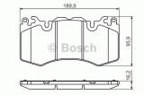 Set placute frana,frana disc LAND ROVER RANGE ROVER SPORT (LS) (2005 - 2013) BOSCH 0 986 494 440