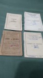 LOT DE 4 CARNETE MEMBRU CASA DE AJUTOR RECIPROC 1975/1971/1982/1975
