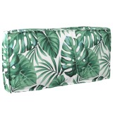 vidaXL Cojoc pentru palete pentru spătar cu model de frunză 80x40x12 cm țesătură Oxford