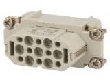 Conector HDC Amphenol, 10A, 250V, 15 pini, mamă