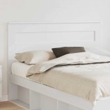 VidaXL Tăblie cap cu headboard Alb 160 cm Lemn compozit 888093