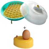 Incubator cu intoarcere simultana, afisaj temperatura, 51 oua gaina + Cadou Ovoscop