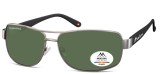 Ochelari de soare polarizati barbati Montana Eyewear MP102A, light gunmetal, G15 lenses