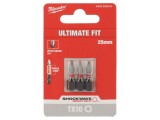 Set unelte capete de şurubelniţă Torx&reg; 25mm - Milwaukee