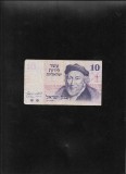 Bancnota Israel 10 Lirot/Lire 1973, Seria 2444310576 - Numismatica Asia