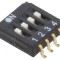 Comutator DIP-SWITCH 4 Secțiuni OFF-ON 0,025A 24VDC