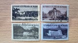 Lot 4 Timbre Romania Perioda RPR Statiuni Balneoclimaterice Odihna Oamenilor Muncii Stampilate - RO1