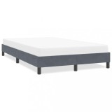 vidaXL Cadru de pat fără saltea, gri &icirc;nchis, 120x220 cm, catifea 4101398