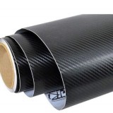FOLIE CARBON 3D, 2 x 0.63 M, NEGRU