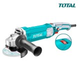 Polizor unghiular TOTAL 125 mm, 1100W, pentru taiere si slefuire