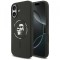 Husa MagSafe pentru Apple iPhone 17, Karl Lagerfeld, Ring Karl &amp; Choupette, Neagra