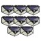 Set 8 Lampi Solare 100 LED, Senzor de Lumina si de Miscare, Buton de ON/OFF si de Setare a Intensitatii Luminii, Incarcare Solara, Indicator Protectie