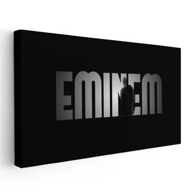 Tablou afis Eminem cantaret rap 2341 Tablou canvas pe panza CU RAMA 40x80 cm foto