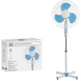 Ventilator cu picior EMMA, 45W, 3 viteze, albastru