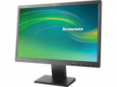 Monitor Refurbished LED Lenovo L2250pw 22 LCD HD, 5ms, 250cd m2, VGA, DVI, negru foto