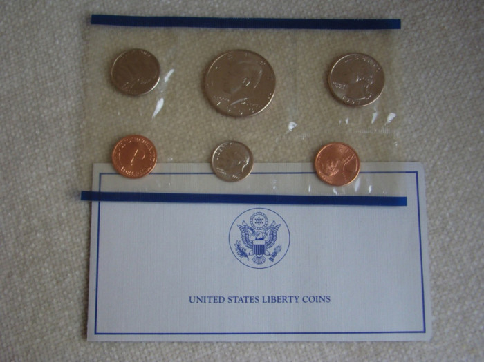 SUA - Set Monede 1986 UNC