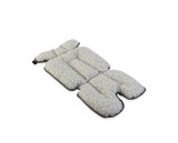 Cumpara ieftin Saltea cu doua fete pentru carucior si scaun de masa BabyJem Gri