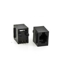 Mufa mama RJ10 telefon 6P4C montare pe placa EDC