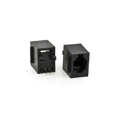 Mufa mama RJ10 telefon 6P4C montare pe placa EDC