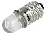 Lampă LED albă E10 12V 12VAC