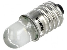 Lampa LED alba E10 12V 12VAC foto