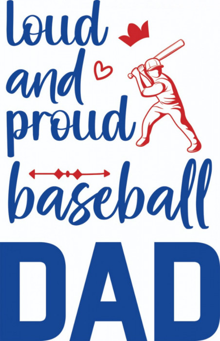 Sticker decorativ, Baseball, Albastru, 85 cm, 7070ST-7