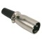 Fisa XLR &bull; 3 poliexecutie filetatacu protectie pt. cablu din cauciuc Best CarHome