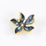 Brosa floare bleumarin