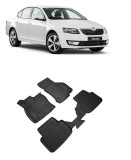 Cumpara ieftin Set covorase auto din cauciuc tip tavita SKODA Octavia III ( 2012 -2020))