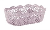 Cumpara ieftin Set 3 cosuri crosetate mov 27x18x9 cm